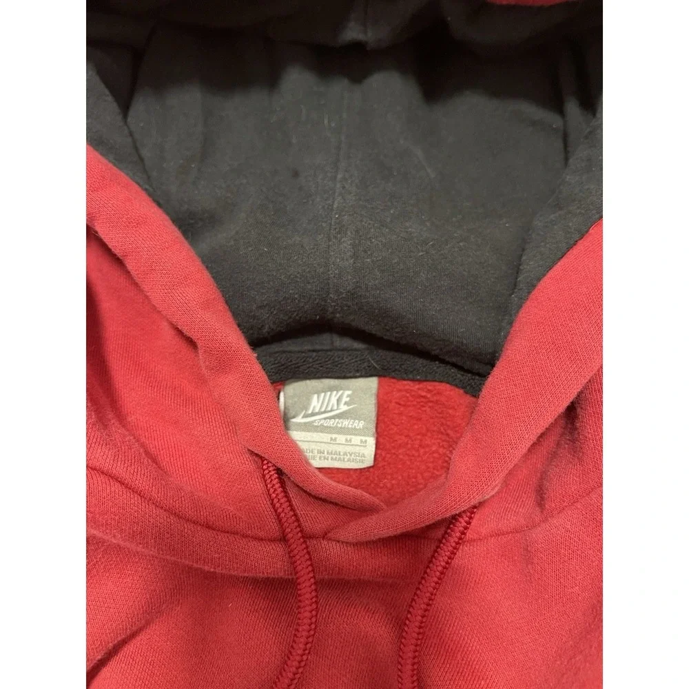 NIKE Hoodie‎ Sweatshirt Pullover Center Chest Swoosh Check Size Medium